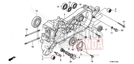 CARTER VILEBREQUIN GAUCHE NHX110WH8 de 2008